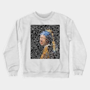 girl with the purl earring Crewneck Sweatshirt